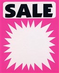 SIGN SALE SPLASH FLUORO 120X180 PK100