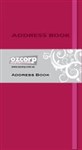 ADDRESS BOOK SLIM PINK CONTEMPO