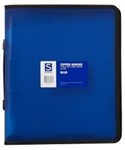 SOVEREIGN BINDER A4 2R ZIPPER WHANDLE BLUE