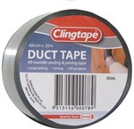 TAPE DUCT CLING SILVER SEALING  JOINING 48MMX30M
