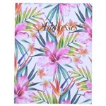 PINK HIBISCUS ADDRESS BOOK CASEBOUND 130 X 100MM 72 LEAF