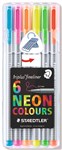PEN STAEDTLER FT TRIPLUS FINELINER NEON COLOURS PK6