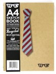 VISUAL ART DIARY GEEK A4 MILK CARTON SKETCHBOOK PREPPY TIE 80GSM 120PG