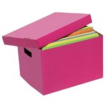 MARBIG ARCHIVE BOX COLOURED PINK