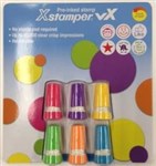 STAMPER XSTAMPER MERIT STAMPS ASST DESIGNS PK6