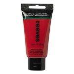 REEVES PREMIUM ACRYLIC PAINT 75ML TUBE ROSE RED 0008210