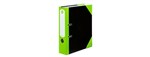 MARBIG LEVER ARCH FILE A4 GLOSS BLACKLIME