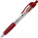 INITIATIVE RETRACTABLE BALLPOINT PENS MEDIUM RED EACH OR BOX 12