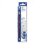 STAEDTLER 112 TRADITION GRAPHITE PENCILS ERASER END HB