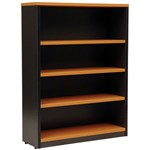 OXLEY 4 SHELF BOOKCASE 900 X 315 X 1200MM BEECH IRONSTONE