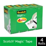 SCOTCH 810 MAGIC TAPE MULTI PACK 19MM X 25M EACH OR PACK 4