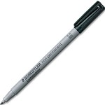STAEDTLER OHP 315 LUMOCOLOR NONPERMANENT WATER SOL MARKER MEDIUM BLACK