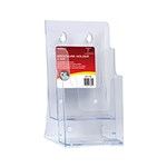 DEFLECTO 77862 BROCHURE HOLDER 2TIER DL CLEAR