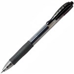 PILOT G2 RETRACTABLE GEL INK PEN FINE BLACK 07 MM