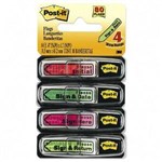 POSTIT 684AST1 MINI FLAGS ASSORTED SIGNATURE PACK 80