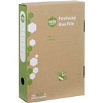 MARBIG BOX FILE SPRING FITTING FOOLSCAP 80X260X385MM GREY