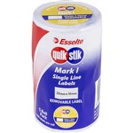QUIKSTIK MARK I LABELS REMOVABLE 1500 LABELSROLL 22 X 12MM WHITE PACK 5