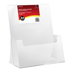 DEFLECTO 39132 EXTRA CAPACITY BROCHURE HOLDER FREE STAND A4