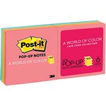 3M R330AN POSTIT POPUP NOTES 76X76MM ASSORTED NEON PACK 6