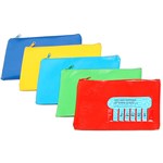 MARBIG NAME PENCIL CASE MEDIUM 225 X 140MM ASSORTED COLOUR