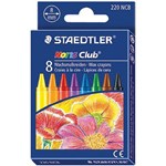 STAEDTLER 220 08 NORIS CLUB WAX CRAYONS ASSORTED BOX 12