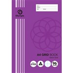 OLYMPIC G109 A4 GRID BOOK 10MM GRID 96 PAGE 55GSM
