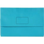 MARBIG SLIMPICK DOCUMENT WALLET FOOLSCAP BRIGHTS MARINE PACK 10