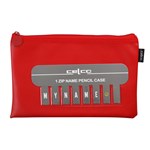 CELCO NAME PENCIL CASE 225 X 143MM RED