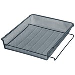 ESSELTE METAL MESH DOCUMENT TRAY PORTRAIT A4 BLACK