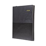 COLLINS VANESSA 245V99 DIARY 2 DAYS TO PAGE A4 BLACK