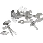ESSELTE PAPER BINDER 31MM SILVER BOX 200