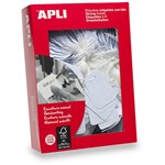 APLI 387 STRUNG TICKETS 13 X 20MM WHITE