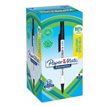PAPERMATE KILOMETRICO BALLPOINT PENS MEDIUM BLACK