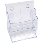 DEFLECTO 77221 BROCHURE HOLDER 2TIER A5 CLEAR