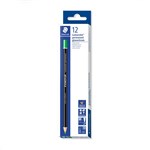 STAEDTLER 108 205 LUMOCOLOR PERMANENT GLASOCHROM PENCILS GREEN 