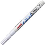 UNI PX21 PAINT MARKER BULLET 12MM WHITE
