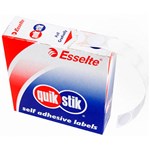 LABEL QUIK STIK DISP 14MM WHITE DOT
