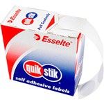 QUIKSTIK LABEL DISPENSER CIRCLE 24MM WHITE PACK 550