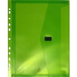 POP POLYWALLY BINDER WALLET HOOK AND LOOP CLOSURE 30MM GUSSET A4 LIME