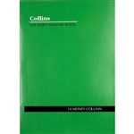 COLLINS A24 SERIES ANALYSIS BOOK 14 MONEY COLUMN FEINT RULED STAPLED 24 LEAF A4 GREEN