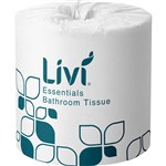 LIVI 1001 ESSENTIALS TOILET TISSUE 2 PLY 400 SHEET CARTON 48