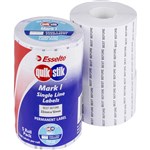 QUIKSTIK MARK I SINGLE LINE LABEL PERMANENT BEST BEFORE 22 X 12MM WHITE PACK 5