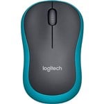 LOGITECH M185 WIRELESS MOUSE BLACKBLUE