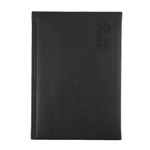 DEBDEN 2026 SILHOUETTE S5100P98 DIARY DAY TO PAGE A5 CHARCOAL