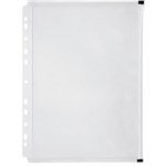 MARBIG BINDER POCKET ZIP CLOSURE A4 CLEAR