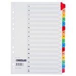 CUMBERLAND DIVIDERS INDEX TAB A4 AZ BRIGHT COLOURS