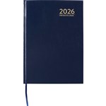 CUMBERLAND 41ECBL CASEBOUND DIARY DAY TO PAGE A4 BLUE