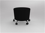 COOKIE STOOL POLISHED ALLOY BASE BREATHE FABRIC