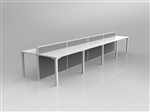 STUDIO 50 DESK 8 STAFF BACK TO BACK LAYOUT