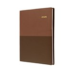 COLLINS 2026 VANESSA 345V90 DIARY WEEK TO VIEW A4 TAN